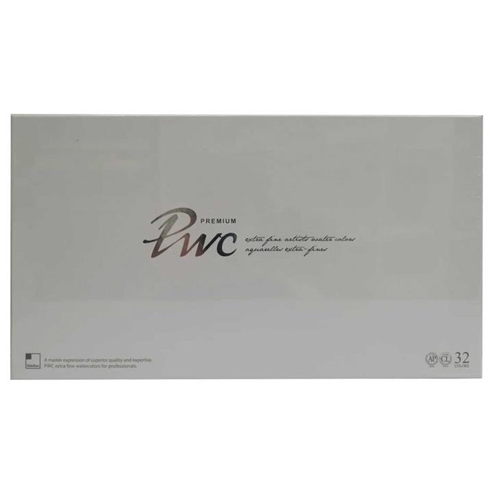 آبرنگ 32 رنگ شین هان مدل تیوپی کد pwc 32